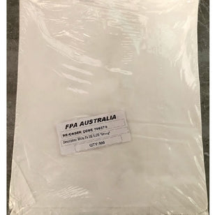 FPA PAPER BAG WHITE 8 FLAT STRUNG 336x273MM (500)