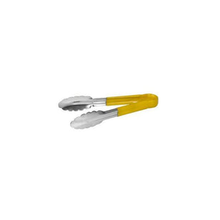 TRENTON S/S COLOUR CODED TONGS YELLOW 230MM
