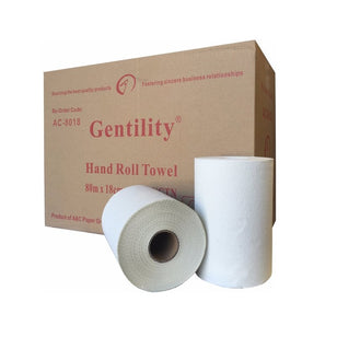 GENTILITY ROLL TOWEL 1PLY 18CM X 80M CTN (16)