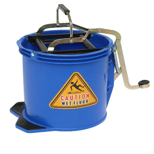 EDCO WRINGER MOP BUCKET BLUE 16LTR
