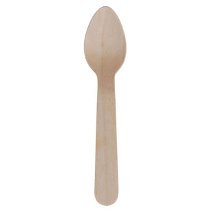 ONE TREE ECO FRIENDLY WOODEN TEASPOON (100)