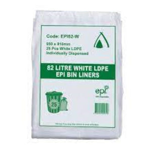 GARBAGE BAG WHITE EPI 82LTR CTN (250)