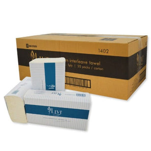 LIVI ESSENTIALS MULTIFOLD TOWEL 1PLY 23X24 CTN (4000)