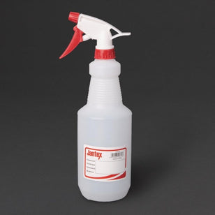 JANTEX SPRAY BOTTLE W TRIGGER RED 750ML