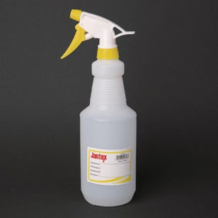 JANTEX SPRAY BOTTLE W TRIGGER YELLOW 750ML