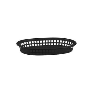 TRENTON PLASTIC BREAD BASKET BLACK 270X180X40MM
