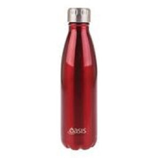 SS INSULATED DRINK BOTTLE 500ML RED
