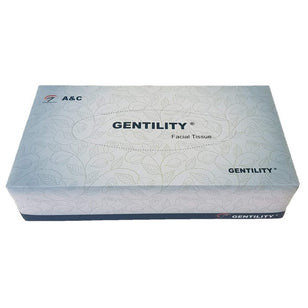 GENTILITY FACIAL TISSUES 2PLY 100 SHEET CTN (48)