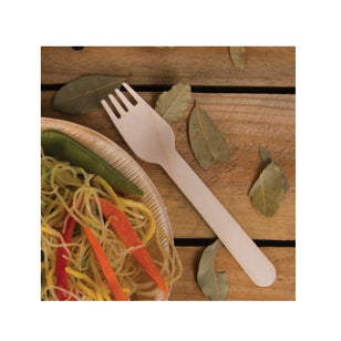 ONE TREE ECO FRIENDLY WOODEN FORK (100)