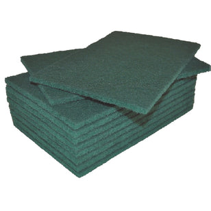 EDCO INDUSTRIAL HEAVY DUTY SCOURER GREEN 23x15CM 10PK