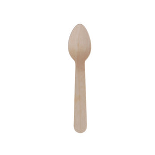ONE TREE ECO FRIENDLY WOODEN TEASPOON (100)