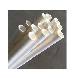 ECO PAPER REGULAR STRAWS PLAIN WHITE (250)