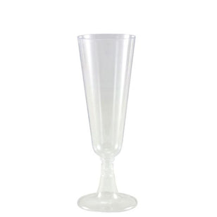 CAPRI PLASTIC CHAMPAGNE FLUTE (10)