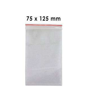 BULLSEYE SELF SEAL POLYBAG 75x125MM 50UM (1000)
