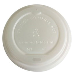 ENVIRO COFFEE CUP LID WHITE FITS 8/12/16OZ (50)