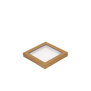 ENVIRO KRAFT CATERING TRAY #5 LID  WITH WINDOW CTN (100)
