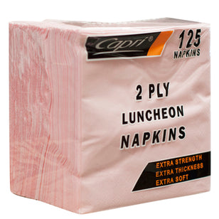 CAPRI LUNCH NAPKIN PINK 2PLY (125)