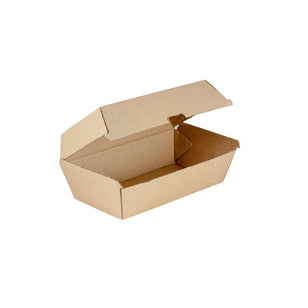 ENVIRO CORRUGATE SNACK BOX REG E-FLUTED BRN/KFT (50)