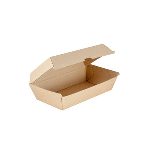 ENVIRO CORRUGATE SNACK BOX LARGE EFLUTE KRAFT (50)