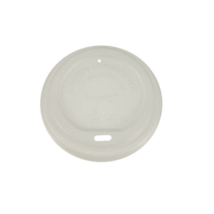 ENVIRO COFFEE CUP LID WHITE FITS 8/12/16OZ (50)