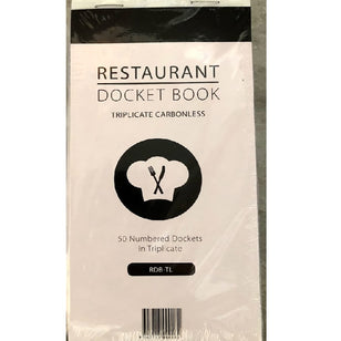 DOCKET BOOK TRIPLICATE 50'S 10PK