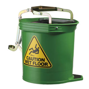 EDCO WRINGER MOP BUCKET GREEN 16LTR