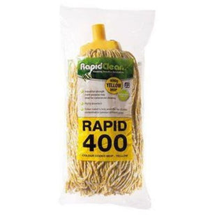 RAPID CLEAN CONTRACTOR MOPHEAD YELLOW 400GM
