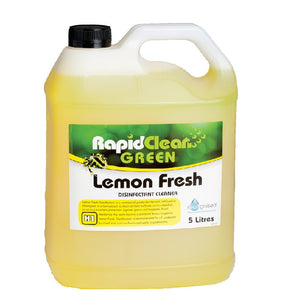 RAPID CLEAN LEMON FRESH (DISINFECTANT/CLEANER) 5LTR
