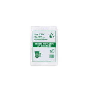 GARBAGE BAG WHITE EPI 82LTR CTN (250)