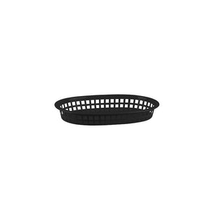 TRENTON PLASTIC BREAD BASKET BLACK 270X180X40MM