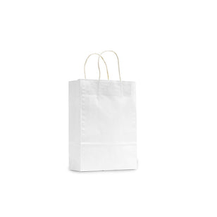 WHITE CARRY BAG 480X340X410  MEDIUM CTN (250)
