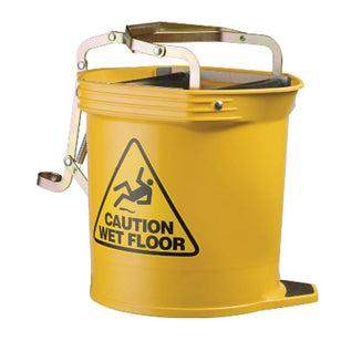 EDCO WRINGER MOP BUCKET YELLOW 16LTR