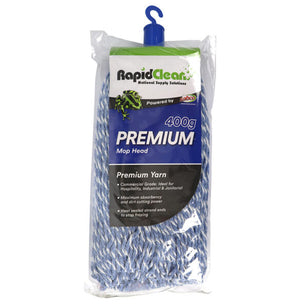 RAPID CLEAN PREMIUM MOPHEAD-400GM-BLUE