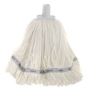 SABCO MOPHEAD MICROFIBRE ROUND WHITE 350GM
