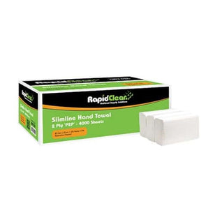 RAPID CLEAN P2P ULTRASLIM EXTRA LARGE TOWEL 23X31CM CTN (2000)