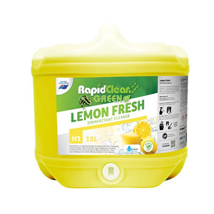 RAPID CLEAN LEMON FRESH (DISINFECTANT/CLEANER) 15LTR