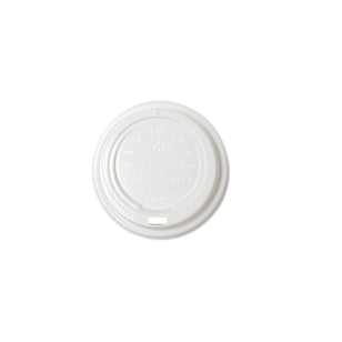TAILORED COFFEE CUP LID WHITE FITS 12OZ/16OZ (50)