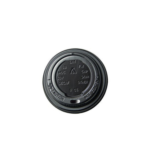 TAILORED COFFEE CUP LID BLACK FITS 8OZ CTN (1000)