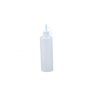 TOMKIN SQUEEZE SAUCE BOTTLE CLEAR WITH CAP 1LTR HDPE
