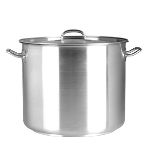 CHEF INOX S/S ELITE STOCKPOT 25.5LT W/LID