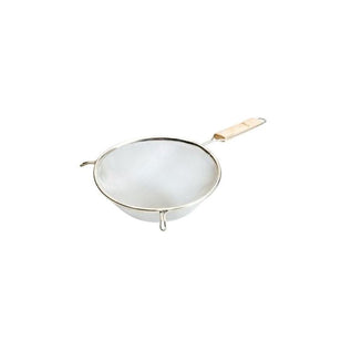 TRENTON STRAINER MED TIN MESH 260MM WOOD HANDLE