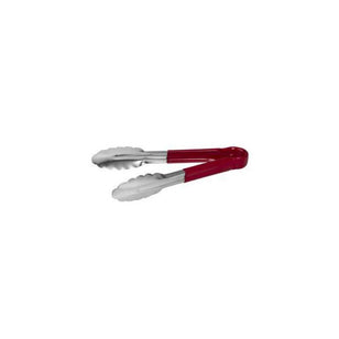 TRENTON S/S COLOUR CODED TONGS RED 230MM
