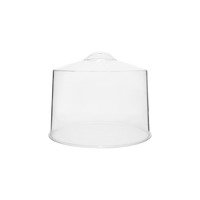TRENTON CAKE COVER CLEAR W/MOULDED HANDLE