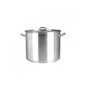 CHEF INOX S/S ELITE STOCKPOT 10.75LTR W/LID