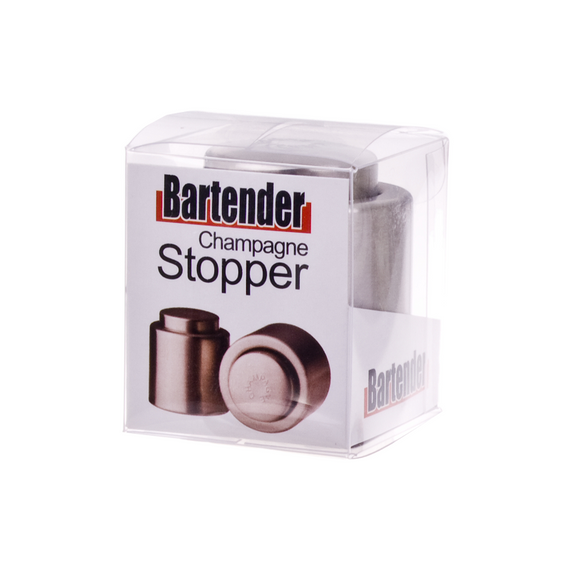 BARTENDER S/S CHAMPAGNE STOPPER SATIN