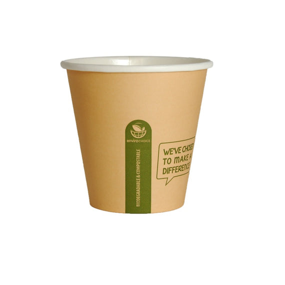 ENVIRO COFFEE CUP KRAFT 8OZ (50)