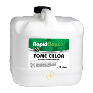 RAPID CLEAN FOME CHLOR (CLEANING & SANITIZING FOAM) 15LTR