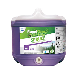 RAPID CLEAN SPRUCE (DISINFECTANT/CLEANER) 15LTR