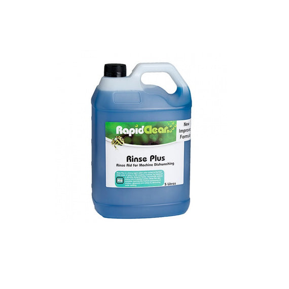 Top Rince Clean RAPID CLEAN RINSE PLUS (AUTO WASH RINSE AID) 5LTR – BIG Hospitality