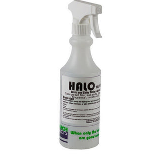 RESEARCH HALO FAST DRY GLASS CLEANER TRIGGER BOTTLE 500ML